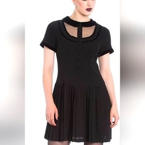 Spin Doctor Collared Pleated Dress
